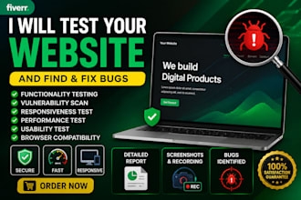 perform a professional website security audit and vulnerability assessment