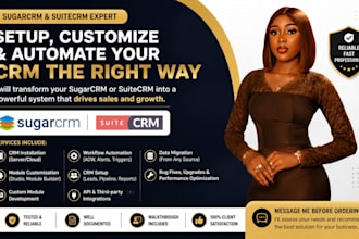 install sugar crm expert customize sugarcrm api integration suitecrm