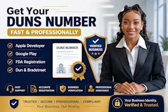 get d u n s number for apple developer, google play and fda dun bradstress