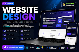 be your ai website designer react  modern business websites