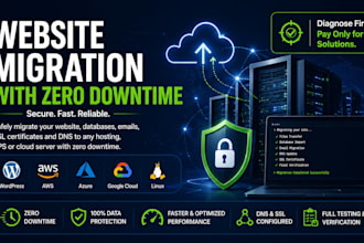 migrate your website and secure server transfer