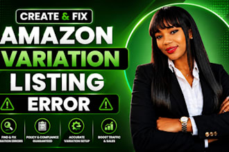 create fix amazon listing error amazon parent child variation listings flat file