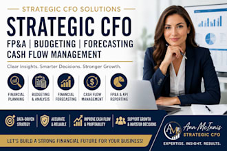 provide fractional cfo, profitability analysis, growth planning, cash flow plans
