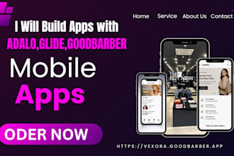 create mobile app developer nocode app using glide bubble io adalo flutter flow