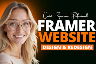 edit framer website landing page design developer, framer website development