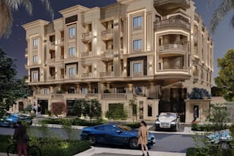 3d residential apartment remodeling, vintage house renovation, cgi walkthrough