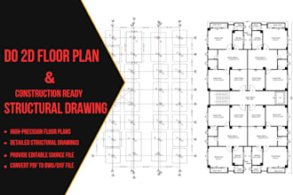 provide precise civil structural and cad drafting