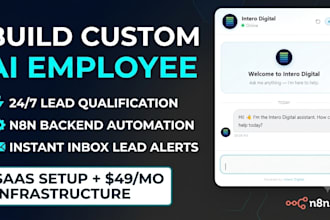 build a custom ai employee widget for your website