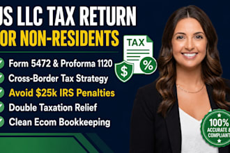 prepare us llc tax form 5471 1120 non residents tax cross border tax accountant