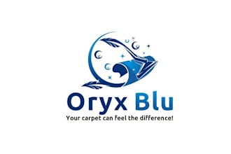 design amazing carpet cleaning business logo