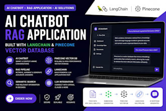 build ai chatbot rag application using langchain pinecone vector db
