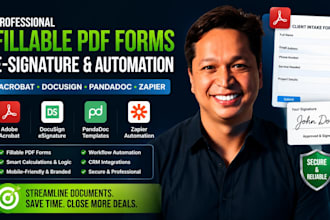 create fillable pdf form adobe acrobat docusign esignature pandadoc zapier