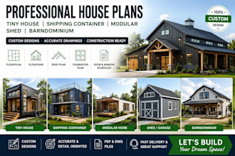 do tiny house, shipping, modular container, house plan shed and barndominium