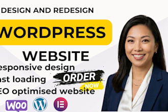 design wordpress website for small business, wordpress website, business website