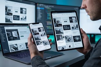 do custom web development and full stack web application