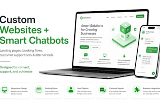 build ai chatbots websites and business process automations