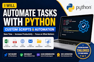 automate tasks with python scripts and custom automation