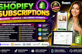 setup shopify subscriptions recharge appstle recurring payments and memberships