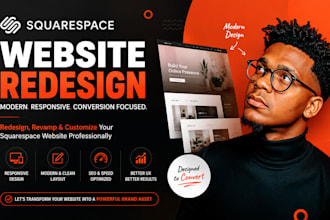 redesign, revamp, or customize your squarespace website