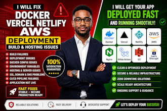 fix docker vercel netlify AWS deployment build and hosting issues