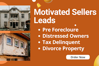 provide pre foreclosure and distressed property leads skip traced