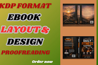 format your book ebook kindle paperback and amazon KDP