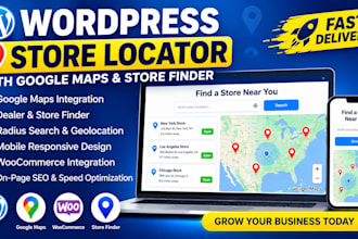 build a wordpress store locator with google maps and store finder