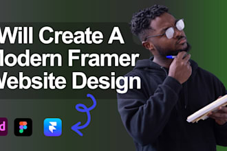 design and develop a framer website or landing page