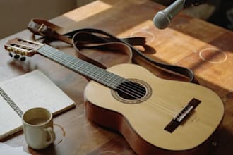 authentic brazilian 7 string  acoustic guitar for your song