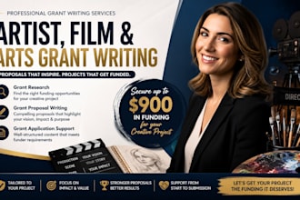 do artist grant writing film arts filmmaker funding proposal grant application