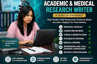 write medical articles and blog for you
