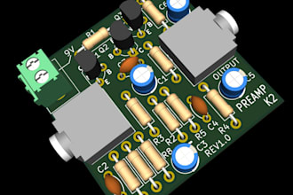 design audio electronics circuits schematics, and printed circuit boards
