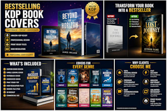 design a bestselling kdp paperback and ebook cover