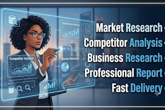 market research, competitor analysis and business research