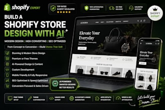 build a shopify store with ai