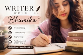 write creative stories and books