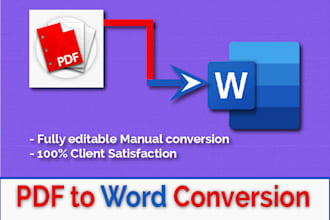 convert PDF to word and format document