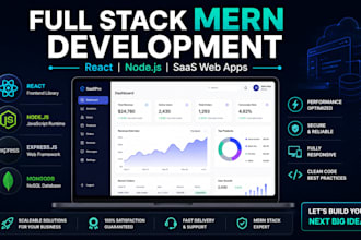 develop a  full stack mern website