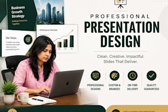 create professional presentation and poster for you
