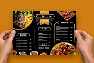 design modern restaurant menu food menu digital menu board food flyer bar menu