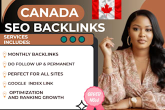 build high quality canada SEO backlinks