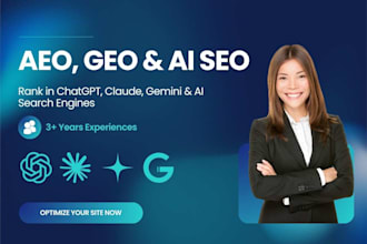 geo, aeo, SEO to rank in chatgpt, claude, gemini ai search