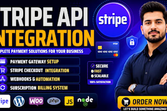 do stripe API integration, stripe checkout, webhooks, subscriptions and payment