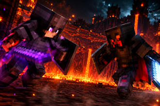 design high CTR minecraft youtube thumbnails