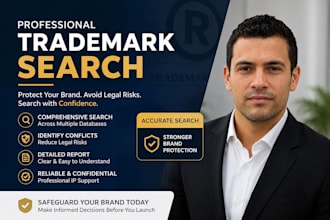 conduct a comprehensive trademark search and provide a detailed report