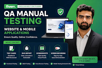 do manual QA testing for your app or website