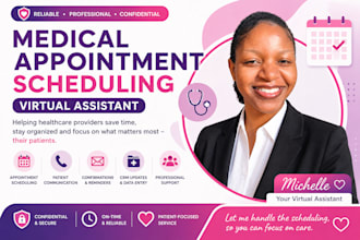 schedule medical appointments and provide patient support