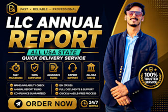 file your llc annual report in any USA state