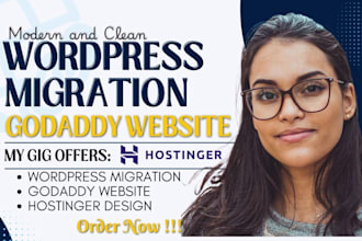create migrate hostinger wordpress website redesign hostinger godaddy website
