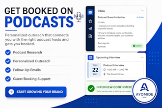 handle your podcast guest outreach and booking